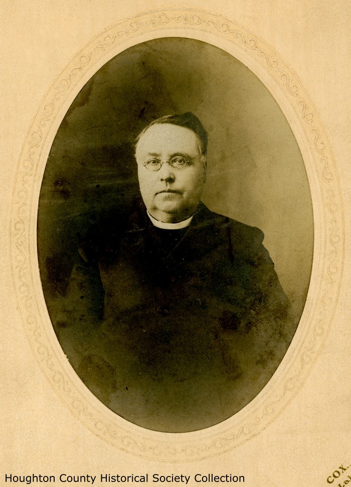 Reverend Bordas<br>Courtesy of Houghton County Historical Society
